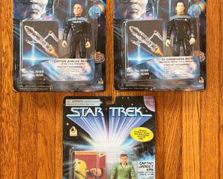 Unopened vintage Star Trek figures