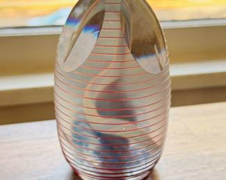 Incredible Henry Summa art glass paperweight (reverse), approximately 6 1/2” tall