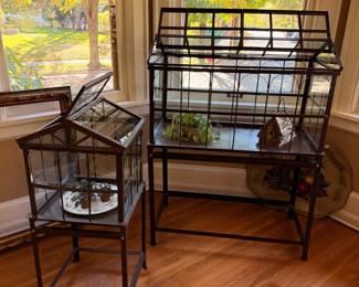 Vintage Wardian cases/terrariums