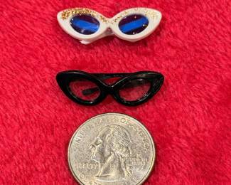 1960’s Barbie cat eye glasses