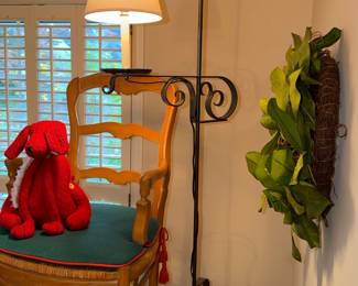 Iron floor lamp