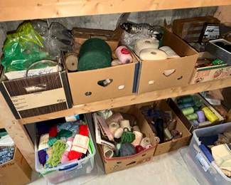 there is a LOT of yarn ...vintage