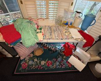 soft goods including placemats...