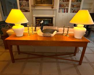 Lamps - Carved Goose - Sofa Table