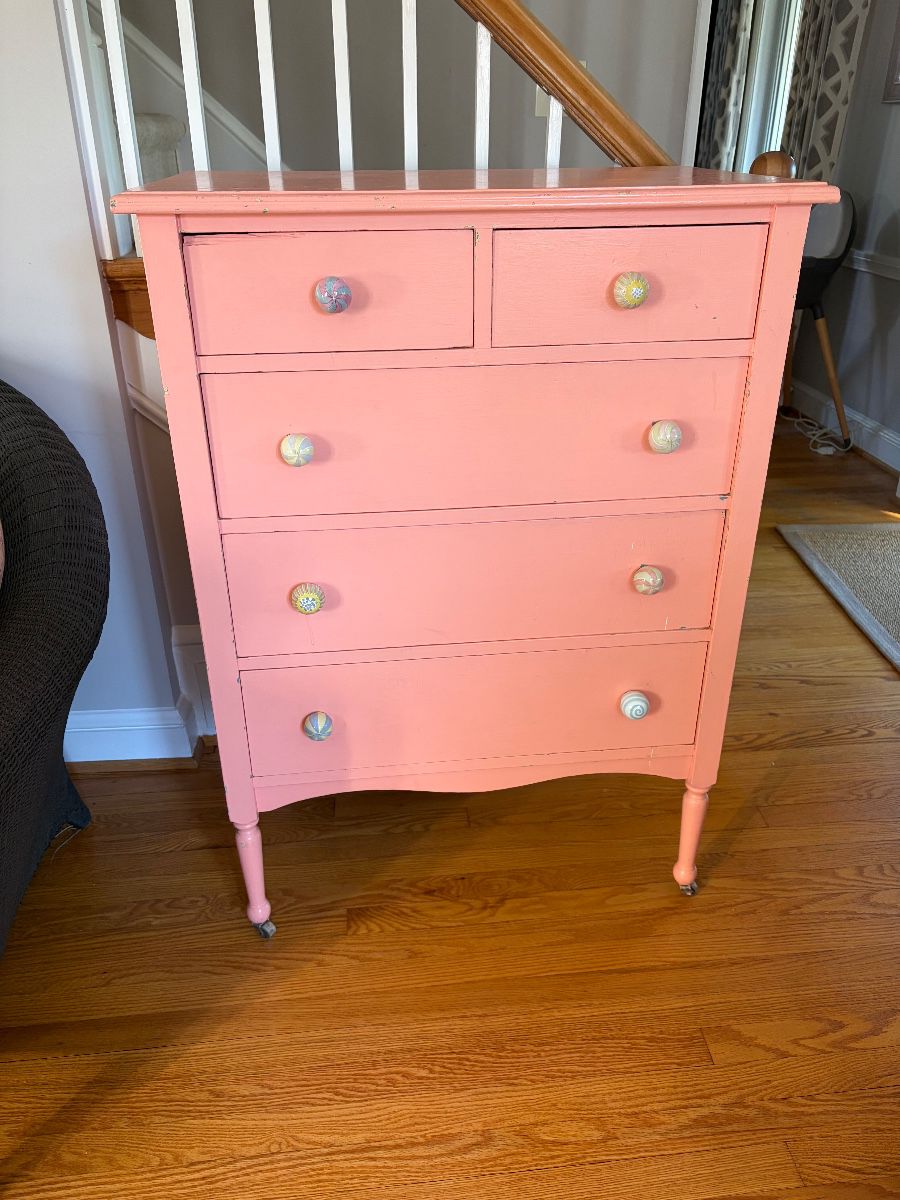 Dresser with MacKenzie-Childs knobs