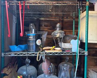 Cake domes, lamps