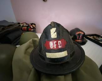 leather fire helmets