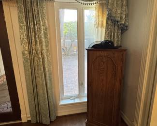Curtains can be sold or for the beautiful material
