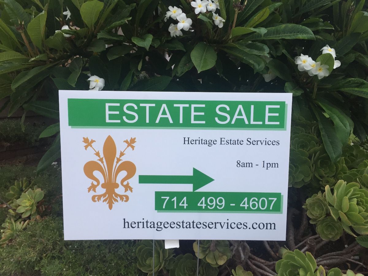 Follow our signs for great Estate Sales.