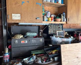 Garage full of tools