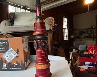 Vintage Soviet Kremlin Clock Tower Stacking Toy