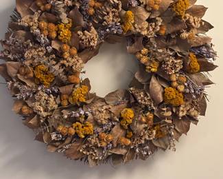Williams Sonoma Fall Wreath 
