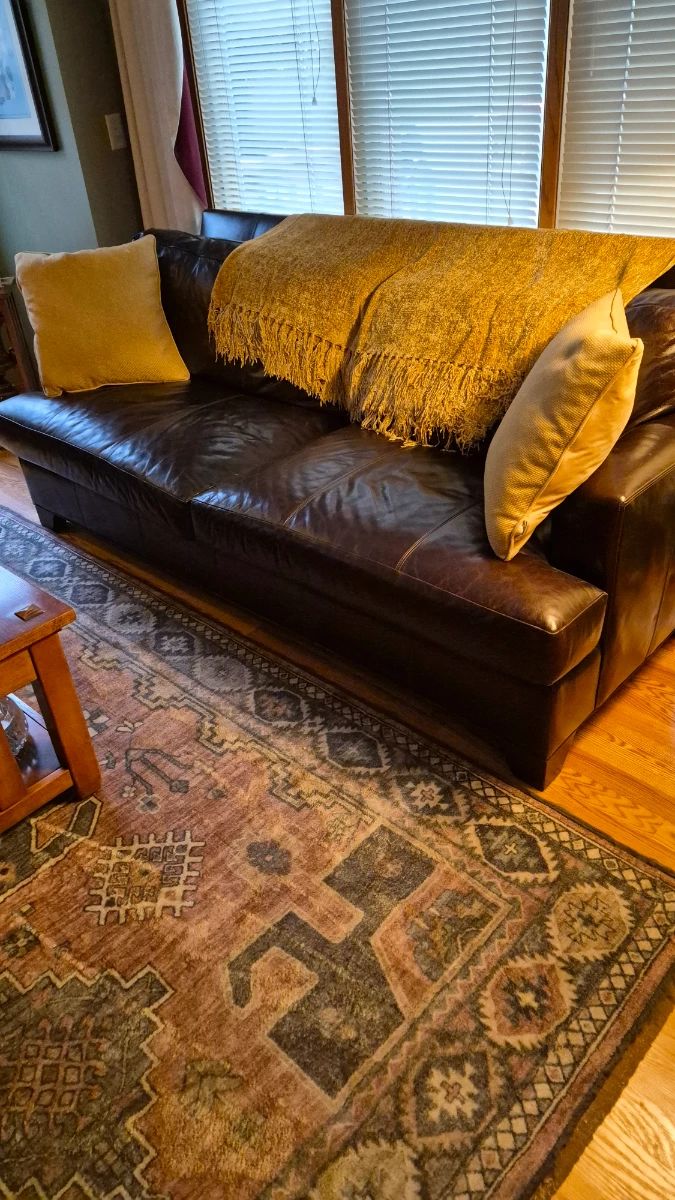 Leather couch