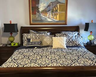 Cherry King size bed