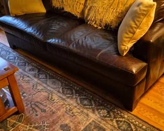 Leather couch
