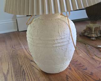 Vintage plaster-style lamp