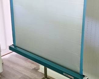 Boxed 1950's Vintage "Spectator" 40" X 40" Portable Projection Screen by Knox - MINT