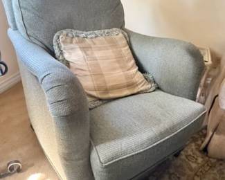 Two matching arm chairs