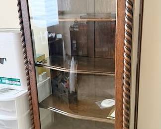Vintage curio cabinet