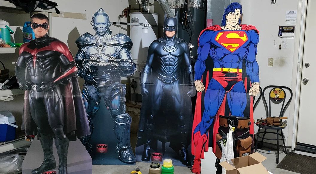 Taco Bell Batman and Robin 1997 standees!