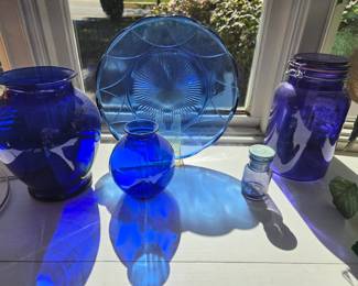 Cobalt glass