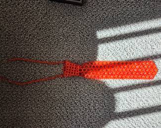 Vintage beaded neck tie