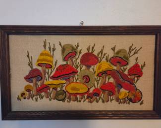 Mushroom needle work