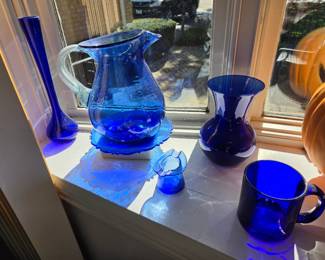Cobalt glass