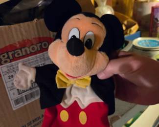 Mickey mouse puppet