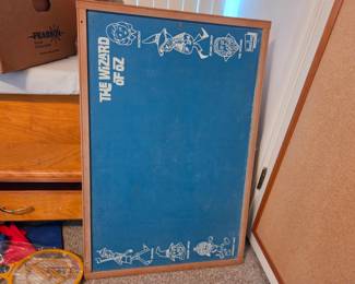 Wizard of Oz chalk board