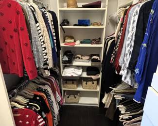 Women's clothing and shoes.