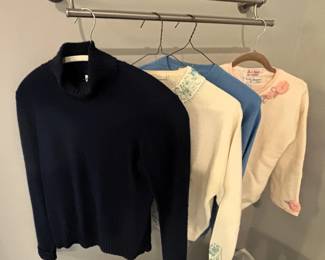 Women's sweaters.