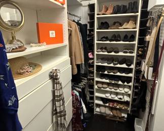 Women's shoes and accessories.