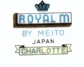Royal M by Meito Japan Charlotte china.