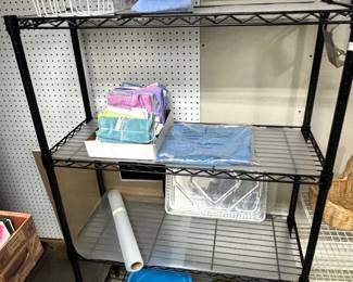 Wire shelf and misc.