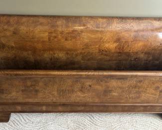 BUY IT NOW! $350.00. Henredon King Size Bed, headboard, footboard, side rails & supports. 81 1/2" W x 40" H.  Call Jan at 314 960-5700.