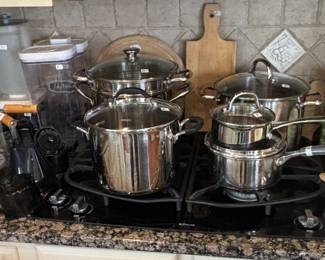 Pots and pans.