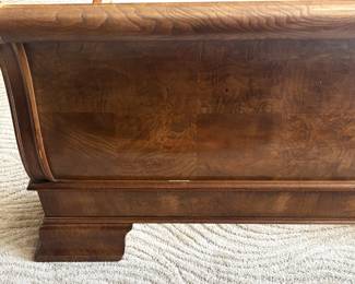 BUY IT NOW! $350.00. Henredon King Size Bed, headboard, footboard, side rails & supports. 81 1/2" W x 40" H.  Call Jan at 314 960-5700.