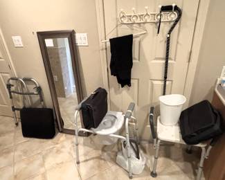 Variety medical equipment.