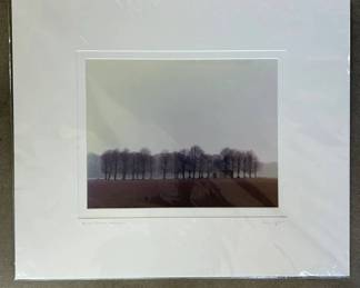 BPLot #35 Alan Blaustein Signed Color Photograph Val de la Somme France Landscape Matted Fine Art Print