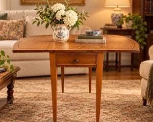 Brandt Furniture of Character Hagerstown MD Vintage Pembroke Drop Leaf Side Table Drawer