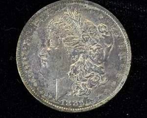 1883 O Morgan Silver Dollar $1 90% Silver Toned Spotted Scratches Rim Nicks