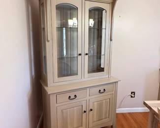 Contemporary Lit China Cabinet