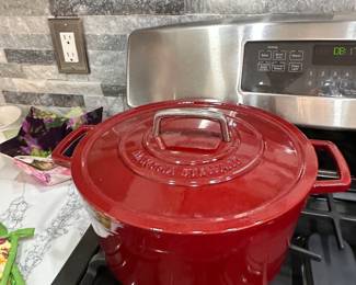 Martha Stewart Dutch Oven in Red