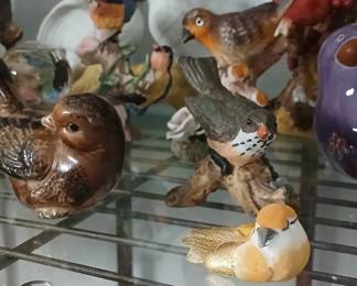 Lots of bird-related items.