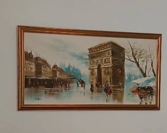 Paris themed wall art