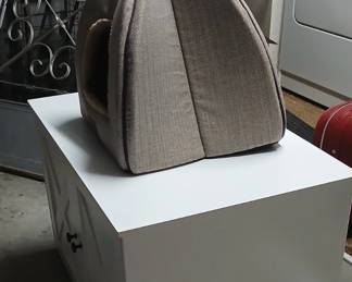 Cat litter box enclosure and cat house.