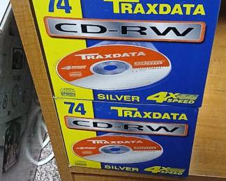 Msny packages of rewriteable cds.
