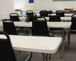 CLASSROOM TABLES AND CHAIRS