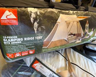 Glamping Ridge Tent with Awning